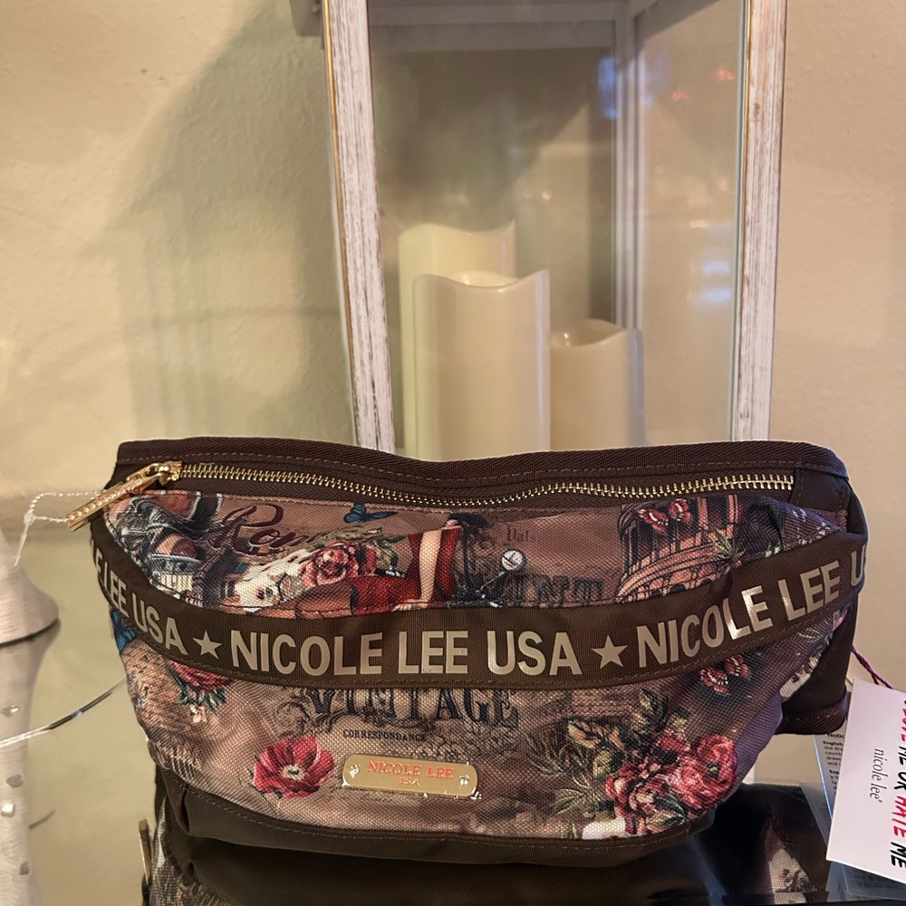 Nicole Lee USA Floral Print Belt Bag